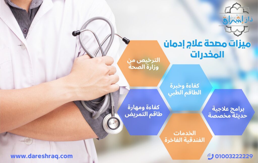 ميزات مصحة علاج إدمان المخدرات والكحول