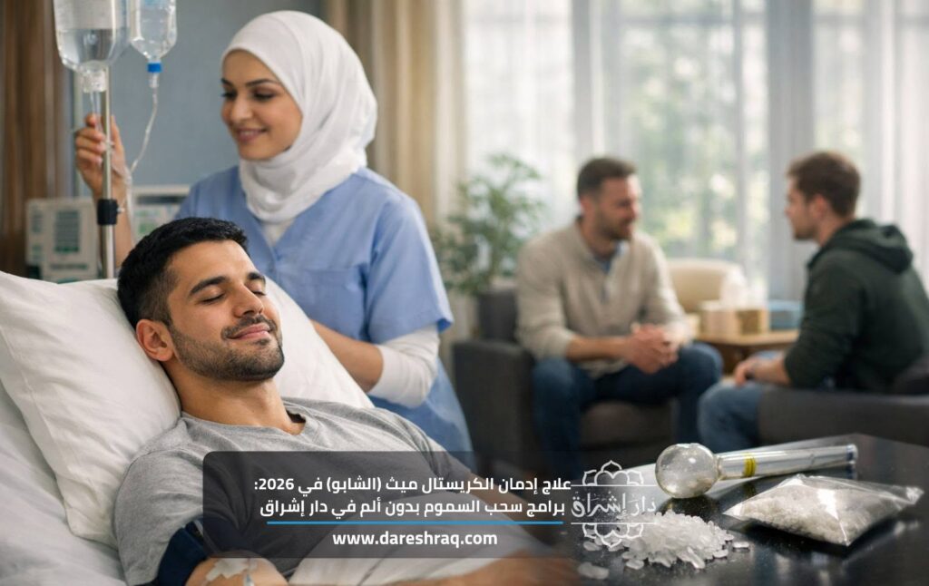علاج إدمان الكريستال ميث (الشبو) في 2026: برامج سحب السموم بدون ألم في دار إشراق