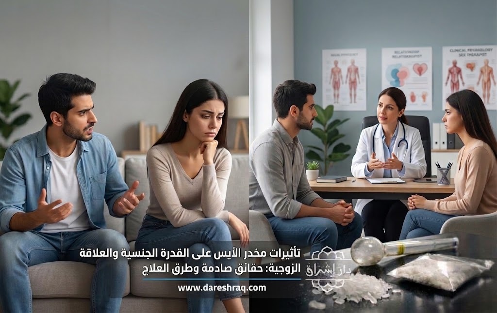 تأثيرات مخدر الآيس على القدرة الجنسية والعلاقة الزوجية: حقائق صادمة وطرق العلاج